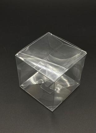 Пластикові коробки подарункові складні 5 х 5 х 5 см 200 мкр 50 шт прозорі 50 шт