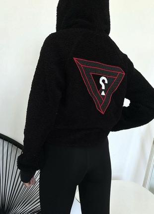Анорак guess теди худи кофта