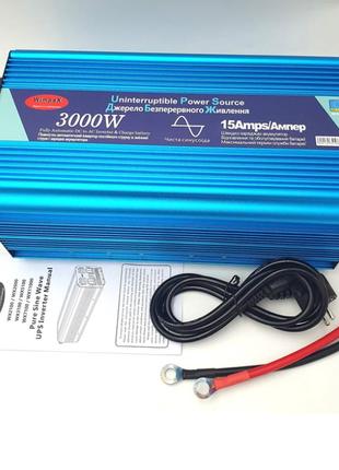 Перетворювач напруги power inverter wimpex 3000w з чистою синусоїдою 12v-220v wx-3100