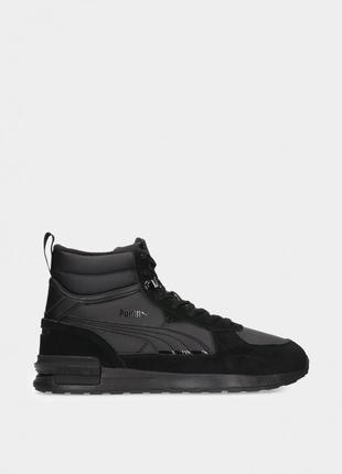 Кеди високі Black puma graviton
