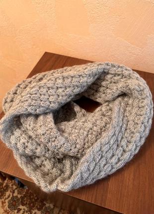 Набор шапка+шарф3 фото