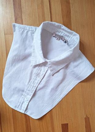 Манишка воротник badgley mischka съёмный прицепной манишка воротный воротничок воротничок белый белый