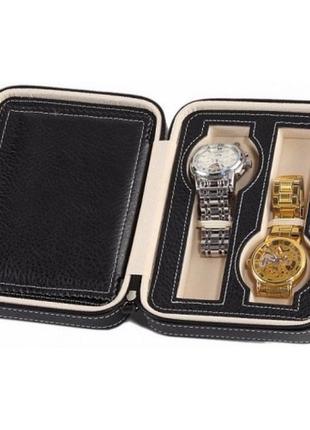 Шкатулка для зберігання годинників craft 4zip.bl чорний