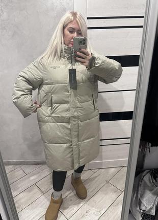 Продам куртку зима оверсайз стильна 46 м-l