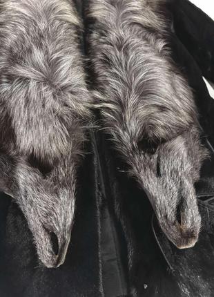 Шуба шубка чорнобурка чернобурка2 фото