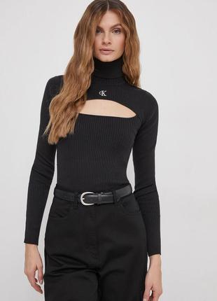Свитер кофта водолазка calvin klein, оригинал! цена указана с пониженкой!