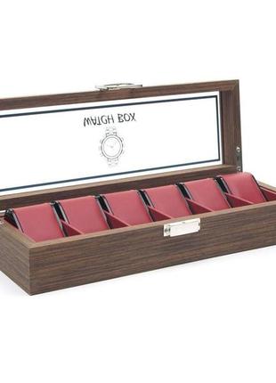 Шкатулка для зберігання годинників craft 6wb.rsw.rd коричневий