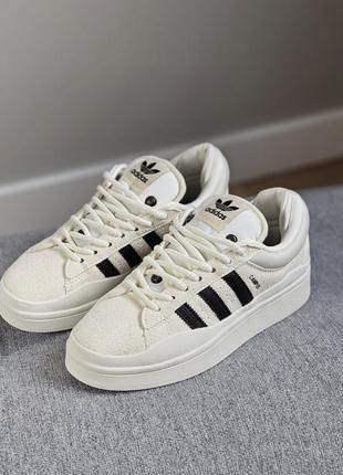 Кроссовки adidas campus x bad bunny white black