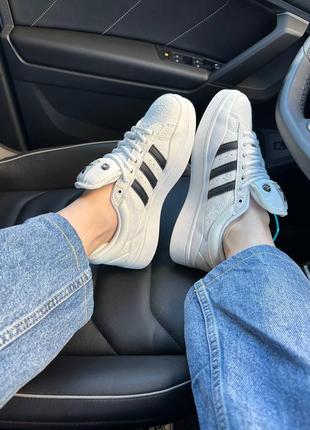 Кроссовки adidas campus x bad bunny white black