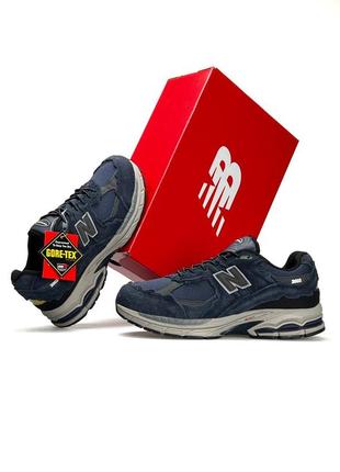 Мужские кроссовки new balance 2002r gore-tex navy