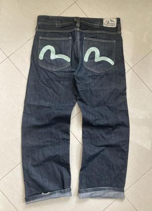 Мужские багги джинсы evisu x puma baggy