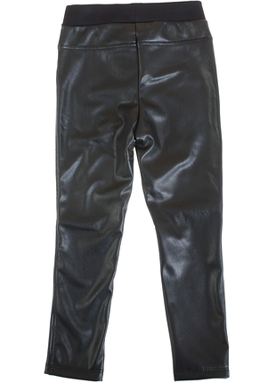 Утеплені шкіряні легінси еко шкіра3 фото