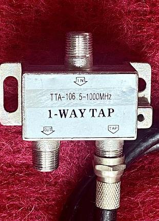 Разветвитель splitter 1-way tap, нові сплітер .