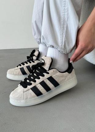 Кроссовки adidas campus 00s aluminium/core black