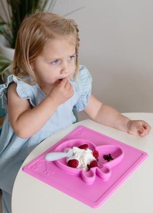 Тарілка-килимок рожевий ezpz peppa pig mat