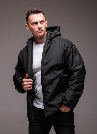 Мужская зимняя куртка с капюшоном