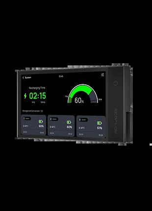 Монітор ecoflow power kit із сенсорним екраном для контролю автономної енергосистеми zmm100mt
