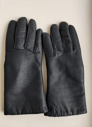 Isotoner теплые кожаные женские перчатки