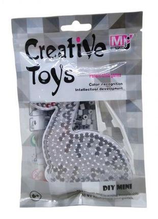 Термомозаика "creative toys: динозавр" (серый)