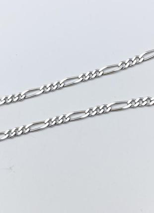 Срібний ланцюжок "фігаро" 45 6,05 г