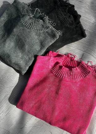Мега стильный женский свитер варенка в стиле oversize🖤