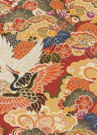 Вінілові шпалери на флізеліновій основі rasch kimono 409345 червоний