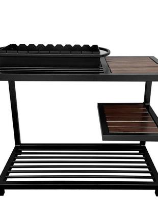 Мангал на 9 шампурів i loft you 110х92х59 см чорний (2077979010)