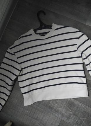 Світшот zara в полоску