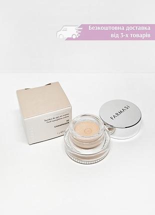 Стойкие кремовые тени для век 03 champagne creamy eyeshadow farmasi фармаси 1001341 шампань