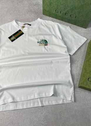Женская футболочка the north face х gucci m l