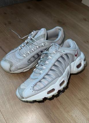 Кросівки nike air max жіночі сірі блискучі
