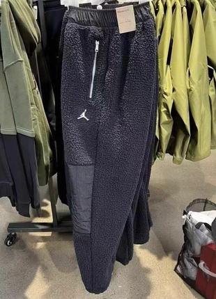 Теплі спортивні штани тедді nike jordan flight artist Night pant dv1570-0107 фото