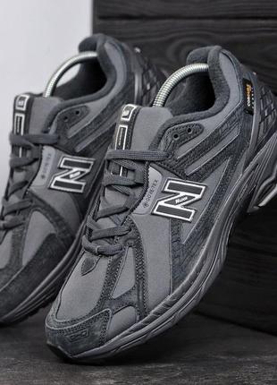 Кроссовки мужские new balance 1906 gore-tex grey с флисом