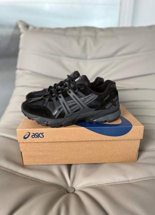 Кроссовки asics gel-sonoma black grey fleece gore-tex