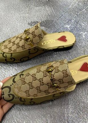 Женские мюли gucci | женские тапочки гучи 36 размер3 фото