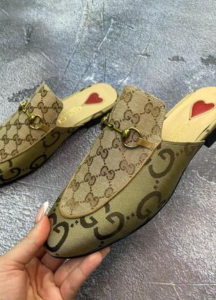 Женские мюли gucci | женские тапочки гучи 36 размер4 фото