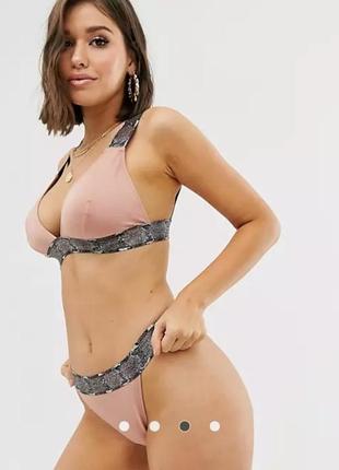 Купальный лиф, купальный топ на большую грудь asos 38f 100g 38ff 100h