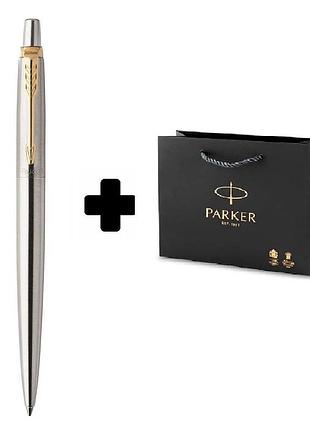 Ручка parker jotter 1968 bp 16 032 1953182 + фирменный пакет