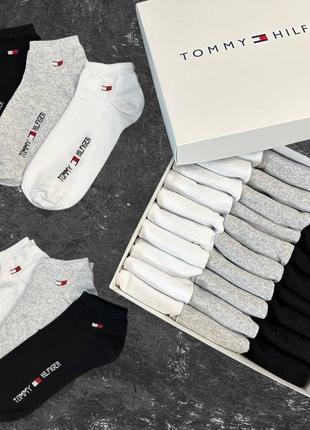 Мужские носки 30 пар tommy hilfiger набор