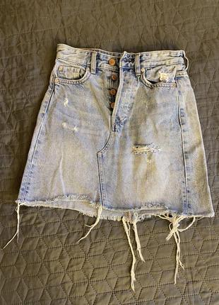 Юбка джинсовая