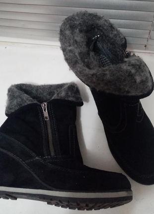 Утепленные сапоги tamaris