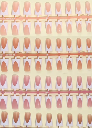 Гелевые типсы искусственные ногти 24 шт. #110