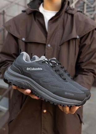 Мужские кроссовки cadillac gore-tex total black grey