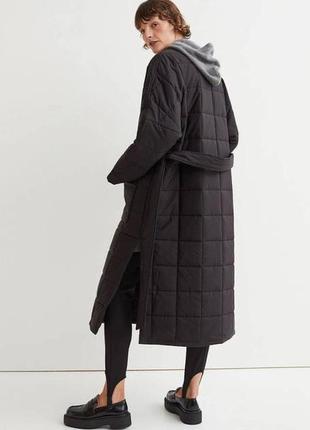 Афігезне стьобане пальто h&m стьогане zara куртка