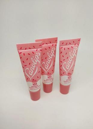 Бальзам для губ із малиною lanolips 101 ointment raspberry shortcake