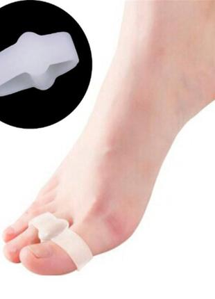 Межпальцевые перегородки силиконовые для большого и второго пальца на ноге. корректор большого пальца 1 пара