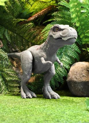 Фірмова інтерактивна іграшка динозавр dinos unleashed серії realistic s2 – тиранозавр kiddisvit4 фото