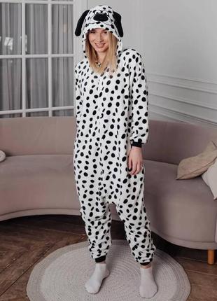 Кигуруми далматинец. взрослый размер s 145-155 см