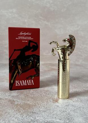 Isamaya - luckykiss diamond lip glow - помада для губ, outlaw, 3.5 g