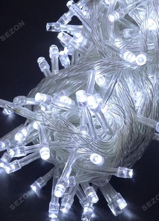 Новогодняя светодиодная гирлянда 500led 32м тепло білий